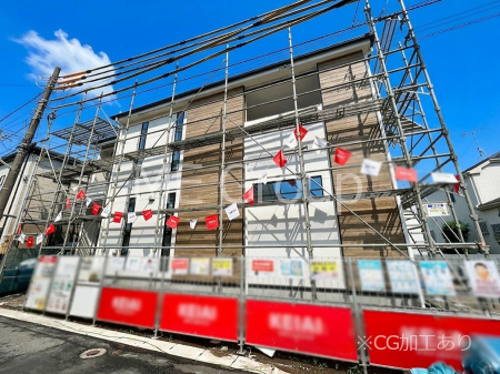 ���n�O�ώʐ^�@�O�ρ`Exterior�`  �ՐÂȏZ��n�Ŏq��ĉƑ��Ƀs�b�^���B  �����̂��U�������K�ȗ΂Ɍb�܂ꂽ�G���A�ŁA���R�ɕ�܂ꂽ���₩�ȕ�炵���������邽�߂́A��Ƃ肠��Z���������Ă��܂��B