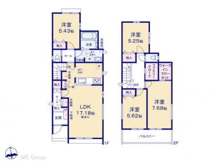 �@�Ԏ�聟B�������`Floor plan�`�@�}�ʂƈقȂ�ꍇ�͌�����D��