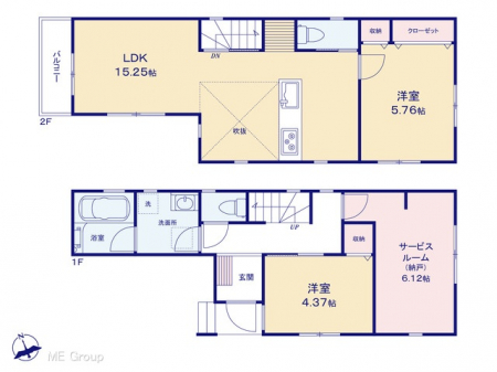 �@�Ԏ��`Floor plan�`�@�}�ʂƈقȂ�ꍇ�͌�����D��