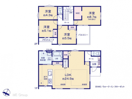 �@�Ԏ��`Floor plan�`�@�}�ʂƈقȂ�ꍇ�͌�����D��v���܂��B