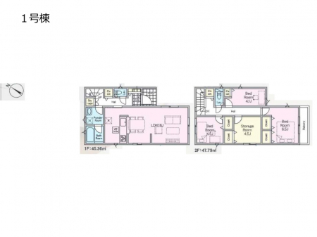 �@�Ԏ�聟�P�������`Floor plan�`�@�}�ʂƈقȂ�ꍇ�͌�����D��v���܂��B
