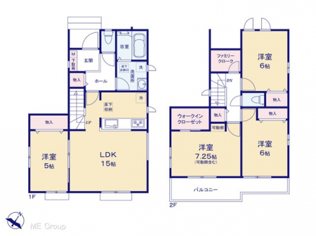 �@�Ԏ�聟B�������`Floor plan�`�@�}�ʂƈقȂ�ꍇ�͌�����D��