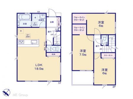 �@�Ԏ�聟�Q�������`Floor plan�`�@�}�ʂƈقȂ�ꍇ�͌�����D��