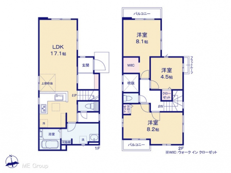�@�Ԏ�聟4�������`Floor plan�`�}�ʂƈقȂ�ꍇ�͌�����D��  