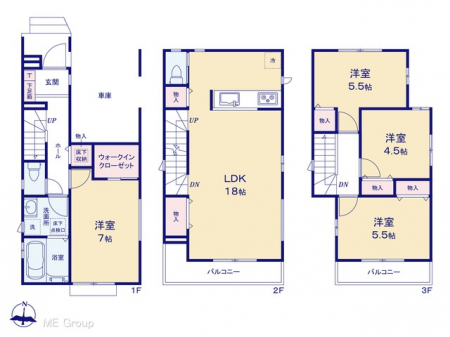 �@�Ԏ�聟B�������`Floor plan�`�@�}�ʂƈقȂ�ꍇ�͌�����D��