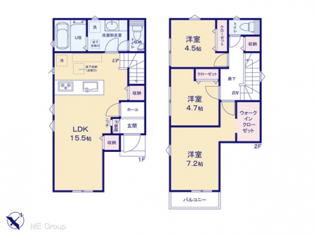 �@�Ԏ�聟1�������`Floor plan�`�}�ʂƈقȂ�ꍇ�͌�����D��  