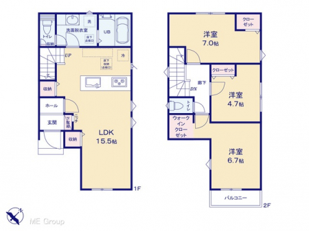 �@�Ԏ�聟2�������`Floor plan�`�}�ʂƈقȂ�ꍇ�͌�����D��  