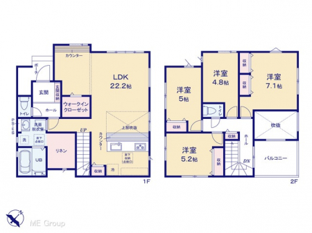 �@�Ԏ�聟�P�������`Floor plan�`�@�}�ʂƈقȂ�ꍇ�͌�����D��