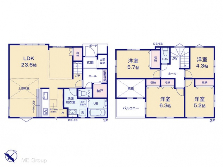 �@�Ԏ�聟�Q�������`Floor plan�`�@�}�ʂƈقȂ�ꍇ�͌�����D��