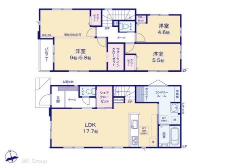 �@�Ԏ�聟�Q�������`Floor plan�`�@�}�ʂƈقȂ�ꍇ�͌�����D��