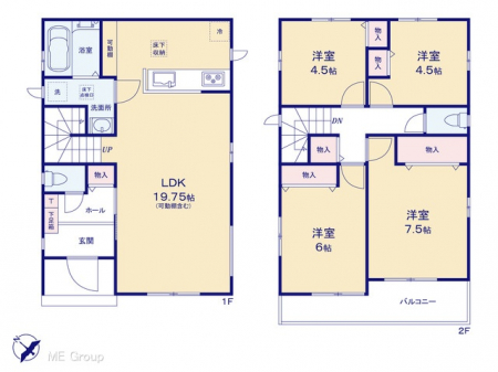 �@�Ԏ��`Floor plan�`�@�}�ʂƈقȂ�ꍇ�͌�����D��