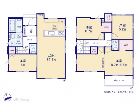 �@�Ԏ�聟6-4�������`Floor plan�`�@�}�ʂƈقȂ�ꍇ�͌�����D��