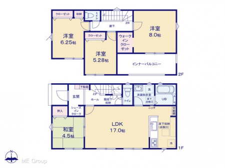 �@�Ԏ�聟�X�������`Floor plan�`�@�}�ʂƈقȂ�ꍇ�͌�����D��