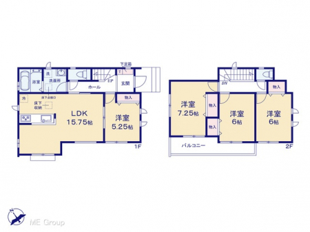 �@�Ԏ�聟B�������`Floor plan�`�@�}�ʂƈقȂ�ꍇ�͌�����D��