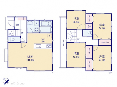 �@�Ԏ��`Floor plan�`�@�}�ʂƈقȂ�ꍇ�͌�����D��