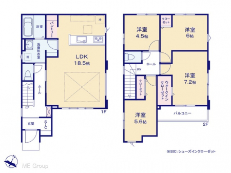 �@�Ԏ��`Floor plan�`�@�}�ʂƈقȂ�ꍇ�͌�����D��