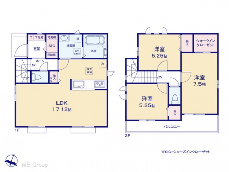�@�Ԏ��`Floor plan�`�@�}�ʂƈقȂ�ꍇ�͌�����D��