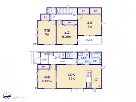 �@�Ԏ��`Floor plan�`�@�}�ʂƈقȂ�ꍇ�͌�����D��