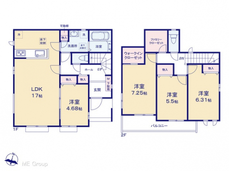 �@�Ԏ�聟B�������`Floor plan�`�@�}�ʂƈقȂ�ꍇ�͌�����D��