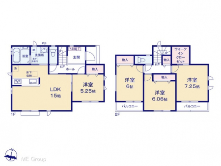 �@�Ԏ�聟B�������`Floor plan�`�@�}�ʂƈقȂ�ꍇ�͌�����D��