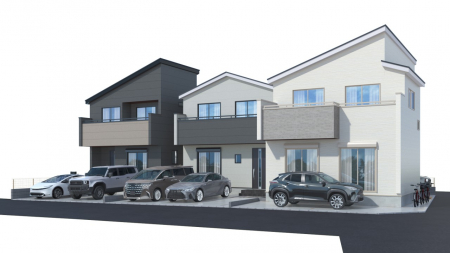 ���̑��@�p�[�X-Exterior-�@�قȂ�F�����Ɖ����`�󂪖ڂ������A�������ꂽ�O�σf�U�C���􂻂ꂼ��̌����������Ȃ���X���݂ɒ��a���A��i�ŃX�^�C���b�V���ȘȂ܂������͂̏Z�܂��ł���