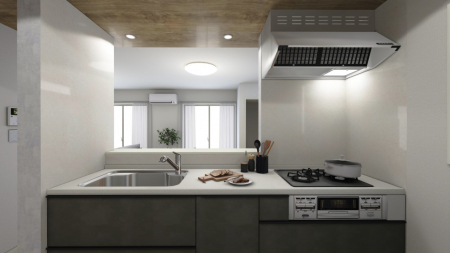 ���̑��@�����`Kitchen�`�@��b���e�ރ��r���O�A�������������Ȃ�L�b�`���B�Ƃ́A�������������ł͂Ȃ��A��炵��������A���K�ɂ���ꏊ�B�Ί�̖����A���炬�̓��X�̂��߂ɁA�ŐV�̐ݔ��E�d�l���̗p�B�����σC���[�W