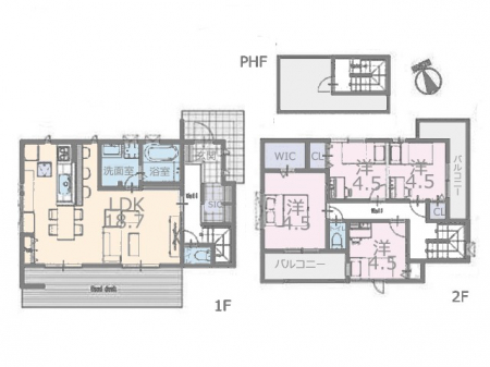 �@�Ԏ��`Floor plan�`�@�}�ʂƈقȂ�ꍇ�͌�����D��v���܂��B
