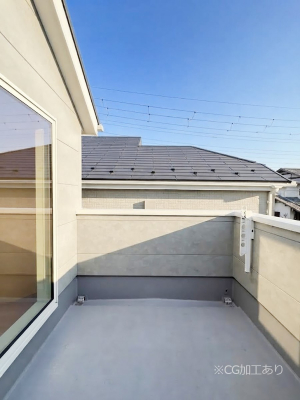 �o���R�j�[�@������1�������`Balcony�`  �傫�ȋ�Ɉ͂܂ꂽ�C�����̂����ƁB  �o���R�j�[��`�������ň��|�I�ȊJ�����ɕ�܂�܂��B  �o���R�j�[�͗z���������݂��z�c����󕨂��C�����悭�������Ƃ��ł��܂��B