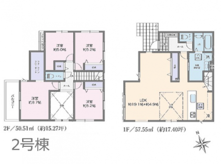 �@�Ԏ�聟2�������`Floor plan�`�}�ʂƈقȂ�ꍇ�͌�����D��  