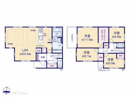 �@�Ԏ��`Floor plan�`�@�}�ʂƈقȂ�ꍇ�͌�����D��
