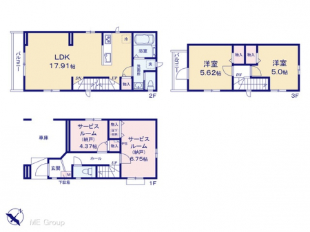 �@�Ԏ��`Floor plan�`�@�}�ʂƈقȂ�ꍇ�͌�����D��