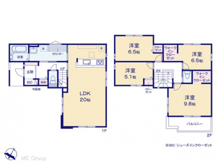 �@�Ԏ�聟�P�������`Floor plan�`�@�}�ʂƈقȂ�ꍇ�͌�����D��