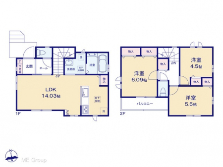 �@�Ԏ��`Floor plan�`�@�}�ʂƈقȂ�ꍇ�͌�����D��