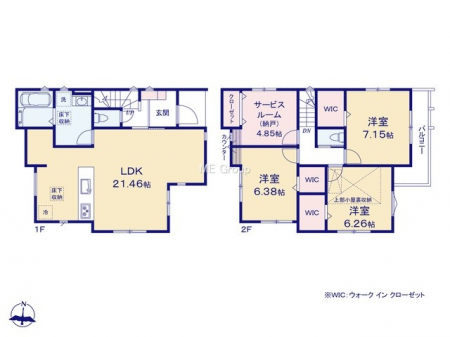 �@�Ԏ�聟�P�������`Floor plan�`�@�}�ʂƈقȂ�ꍇ�͌�����D��v���܂��B