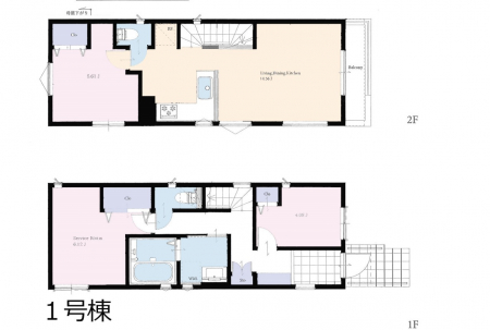 @Ԏ聡1`Floor plan`  }ʂƈقȂꍇ͌Dv܂B  